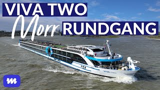 Viva Two MorrRundgang über das neue Flusskreuzfahrtschiff von VIVA Cruises [upl. by Nedak149]