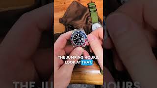 How to set the time on Rolex Pepsi GMT Master🌐✈️ [upl. by Eisdnyl]