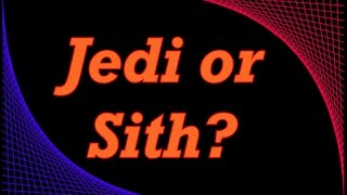 JEDI or SITH  Personality Test [upl. by Litnahc]