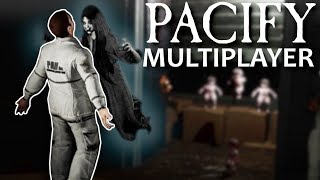 DEMON GIRL CHASES US  Pacify Multiplayer Gameplay  New Horror Game [upl. by Georgeanne]