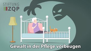 Gewalt in der Pflege vorbeugen  ZQPErklärfilm [upl. by Eelrebmik]