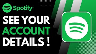 How to See Spotify Account Details [upl. by Rushing479]