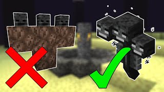 How to Make The Wither in Minecraft All Versions [upl. by Rehm]