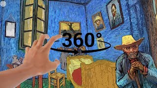 Vincent Van Gogh VR 360  Bed in Arles Painting Immersive Experience [upl. by Tezile362]