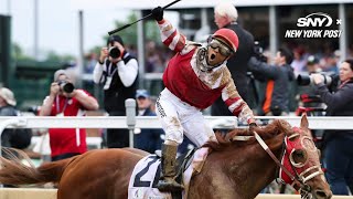 Overhead view of Rich Strike’s wild Kentucky Derby win  New York Post Sports [upl. by Hilde46]