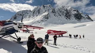 Talkeetna Air Taxi  Glacier Landing Flight  53024 [upl. by Fenelia342]