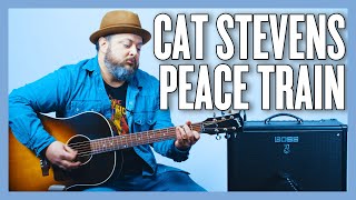 Cat Stevens Peace Train Guitar Lesson  Tutorial [upl. by Aihsatal142]