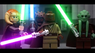 LEGO MACE WINDU vs PALPATINE  Star Wars Episode III [upl. by Botti]