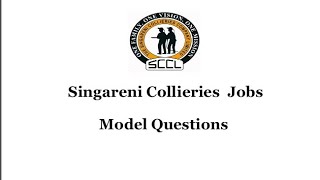 sccl Singareni Collieries Model Questions  Management Trainee Civil amp Mechanical VidyaTv3 [upl. by Ramgad]