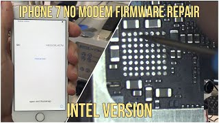 iPhone 7 No Service Repair No Modem FirmwareIntel Version [upl. by Iamhaj]