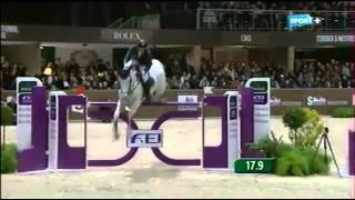 Bordeaux 20120204 Coupe du Monde CSIW 5 160 m JumpOff jumping [upl. by Ahsaek705]