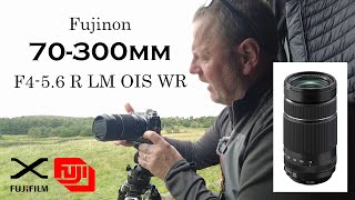 FUJINON XF 70300mm F456 R LM OIS WR Fuji zoom lens with a 14x converter is a long wildlife lens [upl. by Enileme]