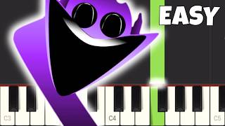 Incredibox Sprunki Phase 4 Themes on Piano  EASY Piano Tutorial [upl. by Atined]