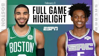 Boston Celtics vs Sacramento Kings FULL GAME HIGHLIGHTS  NBA on ESPN [upl. by Mackay]