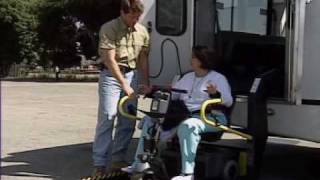 Ricon SSeries Wheelchair Lift Operation  Schetky NW Bus Sales [upl. by Cchaddie]