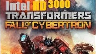 Intel HD 3000TransformersFall Of Cybertron Gameplay [upl. by Ocsisnarf]