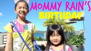 MOMMY RAINS BIRTHDAY at the BEACH [upl. by Etyam]