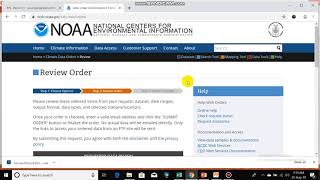 HOW TO DOWNLOAD DATA FROM NOAA [upl. by Aleyam]