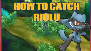 How To Catch RIOLU In Pokemon Sun and Moon [upl. by Kenwood]