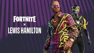 Le héros Lewis Hamilton intègre la série Icônes de Fortnite [upl. by Hallie384]