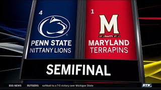 Highlights Penn State vs Maryland  B1G Womens Lacrosse Semifinals [upl. by Sutsugua]