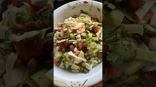 Healthy diet salad  Full video in description box viralvideo food asmrsounds asmrvideo salad [upl. by Laekcim361]