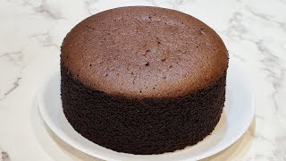 Give this Chocolate Chiffon Cake a water bath Its super moist [upl. by Drye]