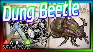 Dung Beetle ARK Survival Evolved Dossier 21 ARK Scaribidae Update amp Spotlight [upl. by Aicekal174]