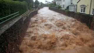 Sidmouth Devon UK floods [upl. by Ettezus91]