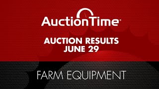 Farm Equipment Auction Results  June 28 2023 [upl. by Razaele]