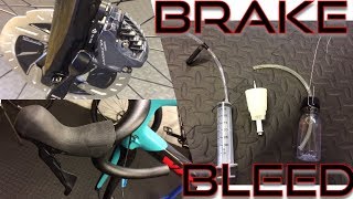 Shimano Ultegra R8020  R8070 Hydraulic Brake Bleed [upl. by Ari748]