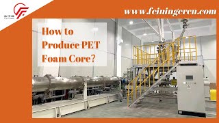 PET Foam CoreFull Automatic Production Line [upl. by Yokum]