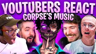 YouTubers React To Corpses Husband’s Music and Singing [upl. by Nahtannoj]