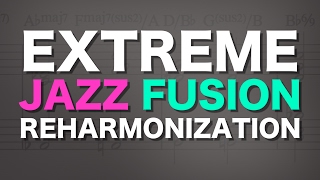 Extreme jazz fusion reharmonization [upl. by Fitzsimmons]