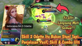 ODETTE BUILD TERSAKIT 2022  PENJELASAN PASIF amp CARA COMBO SKILL ODETTE  BEST BUILD ODETTE [upl. by Mundford]