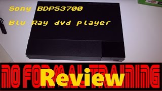 Sony BDPS1500 blu ray dvd player review [upl. by Richara]