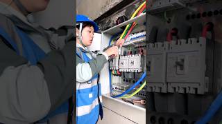 contactor connection electrician girl electrical tools electric electrician electrictrick358 [upl. by Alicia]