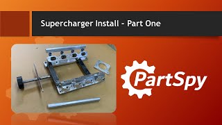 PartSpy BMW M60 and M62tu to Jaguar Supercharger install Part 1 [upl. by Asusej]