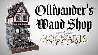 Ollivanders Wand Shop  Hogsmeade Hogwarts Legacy  Harry Potter miniature [upl. by Eniladam425]