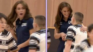 Kate Middleton REACTS to Surprise Tickles at Wheelchair Rugby Event [upl. by Mabelle627]