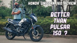 Honda Unicorn 160 2021 Review  Better Than Pulsar 150 [upl. by Grizelda]