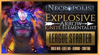 Explosive Arrow Ignite Elementalist POE 325 Updated POB [upl. by Winser]