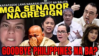 NAKAKAGULAT ANG GULO NA Mga Senador NagsipagRESIGN SA PWESTO [upl. by Zumwalt]