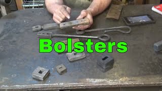 making and using a bolster blacksmithing tools [upl. by Anialed152]