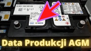 Bosch Varta Merc Data produkcji akumulatorów AGM [upl. by Alvis]