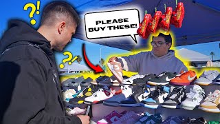 Cashing Out Sneakers at Kobeys Swap Meet Resellers Give Me STEALS [upl. by Annail]