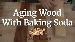 Aging Wood with Baking Soda [upl. by Constantin]