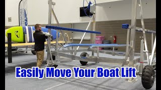 How To Easily Move Your Boat Lift [upl. by Wilhelmina]