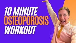 10 minute workout for stronger bones with osteoporosis led by a physical therapist [upl. by Alacim65]