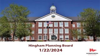 Hingham Planning Board 1222024 [upl. by Yrrak]